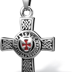Templar Cross Pendant Necklace